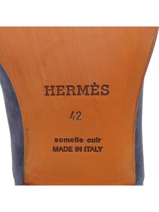 Hermes Shoes Navy 42 main image 7